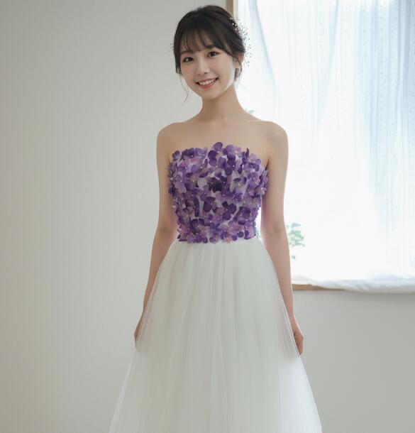 【サンプル品】ウェディングドレス 少し訳あり Aライン プリンセスライン 二次会 演奏会 舞台衣装 発表会 リゾート婚 海外挙式 フォトウエディング 食事会 家族挙式 1.5次会 ウエディングドレス 花嫁ドレス 0715_t