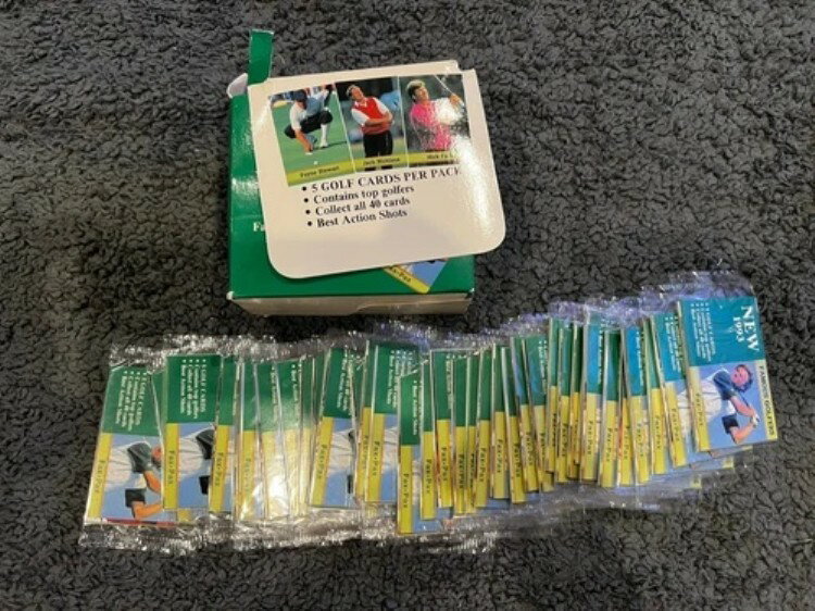 1993 FAX-PAX FAMOUS GOLFERS ボックス 36 密封パック PGA ゴルフ