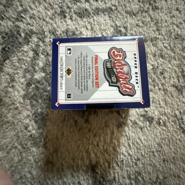 1991年 Upper Deck Final Edition セットボックス 工場未開封 - 禁煙ホームより