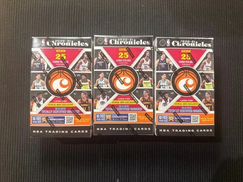 2020/21 パニーニクロニクルズ バスケットボール 密封シリアルボックス 限定品 3箱セット(3)