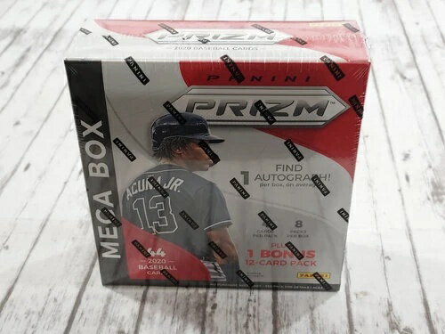 2020 Panini Prizm Baseball Mega Box MLB ファクトリーシール 直筆サイン入りオート1枚とボーナス