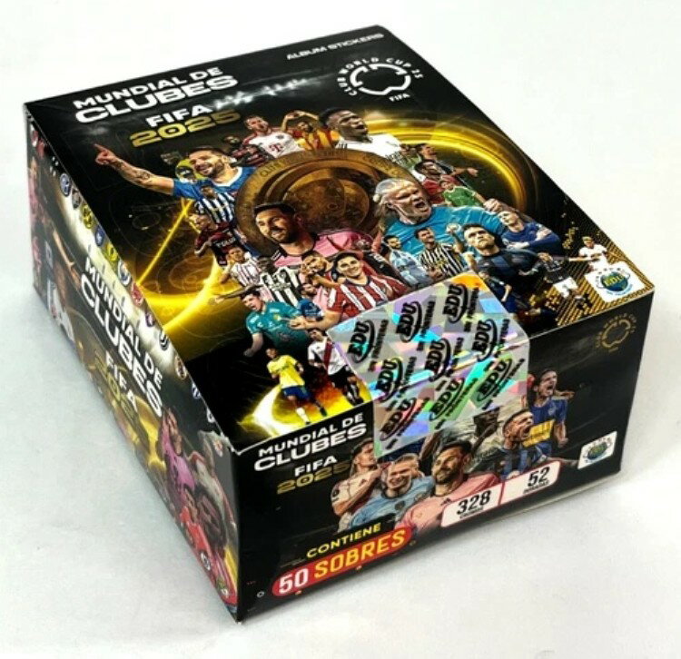 2025 ボックス クラブ ワールドカップ エデュ - 50 個入り 未開封パック ペルー版 エムバペ メッシ #1