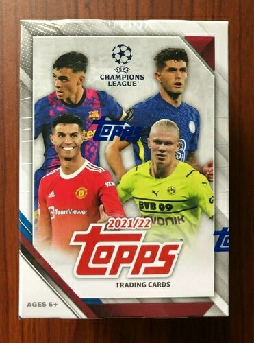 2021-22 Topps UEFAチャンピオンズリーグ サッカー トレーディングカード ブラスターボックス - 未開封