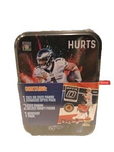 2021/2022 ジェイレン・ハーツ パニーニ NFL コレクターズ缶 新品 4パック