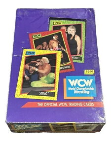 1991 WCW 世界選手権 レスリング インペル 新品 工場未開封 トレーディングカードボックス
