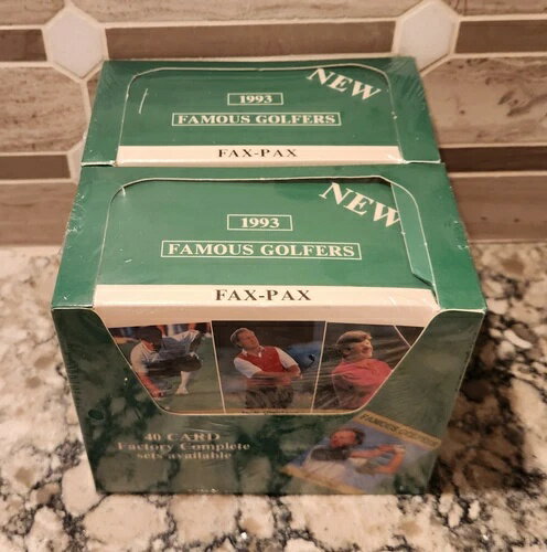 1993年製 FAX PAX ゴルフワックスボックス 2箱セット 工場未開封 合計80パック