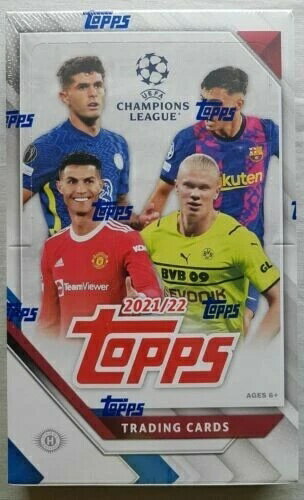 2021-22 Topps UEFAチャンピオンズリーグ サッカー ファクトリーシール ホビーボックス