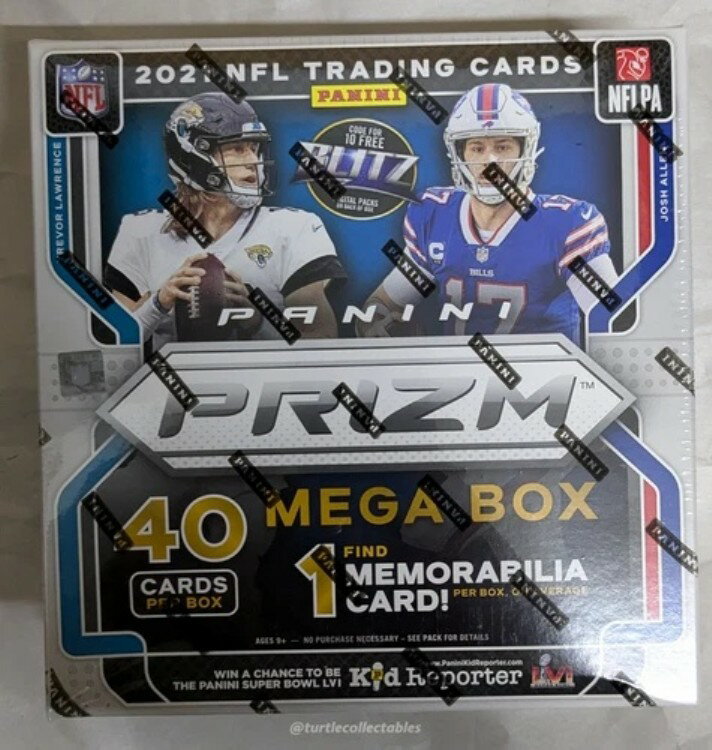 2021 パニーニ プリズム NFL フットボール メガボックス 未開封