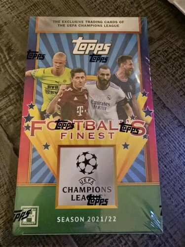 2021-22 Topps UEFAチャンピオンズリーグ ファイネスト フラッシュバック サッカー ホビーボックス 未開封