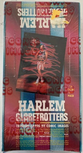 1992年 ハーレム・グローブトロッターズ バスケットボールカード コミックイメージ 工場未開封ボックス (B73)