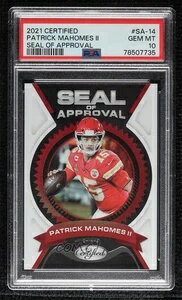 2021年 認定承認印 パトリック・マホームズ II #SA-14 PSA 10 GEM MT