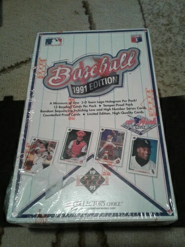 1991 アッパーデッキ ベースボール ハイシリーズ 工場未開封ボックス ハンク アーロンを探せ???