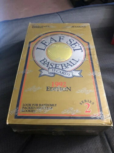 1992 リーフ ベースボール ワックス ボックス シリーズ 2 未開封 ボックス バッグウェル、ロフトンなど