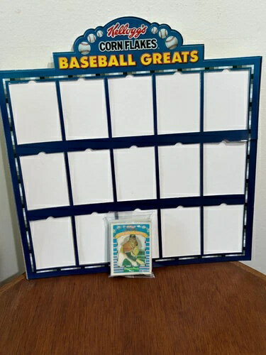 1991年 ケロッグ コーンフレーク 野球界の偉人たち 密封パック ホログラム ゲイロード・ペリー付き