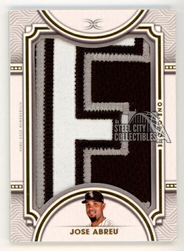 ホセ・アブレウ 2022 Topps 限定ネームプレート "E" パッチカード #DNC-JAB 1/1