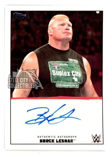 ブロック・レスナー 2016 Topps フィア・ザ・フューリー オートグラフカード 38/99