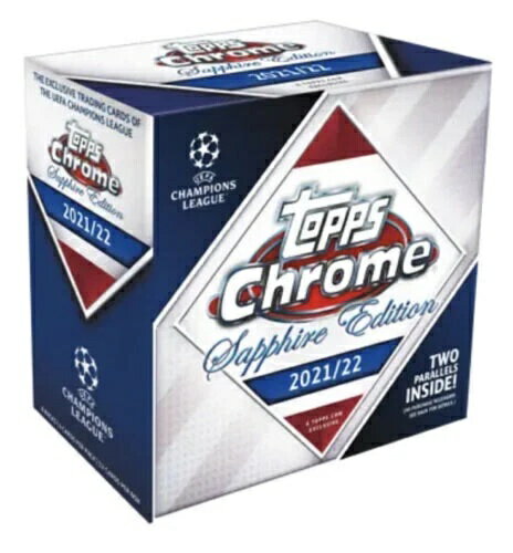 2021-22 Topps Chrome UEFAチャンピオンズリーグ サファイアエディション ボックス未開封