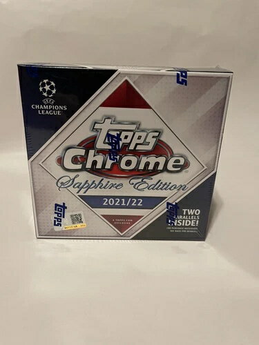 2021-22 Topps Chrome UEFAチャンピオンズリーグ サファイアエディション 工場未開封ボックス!