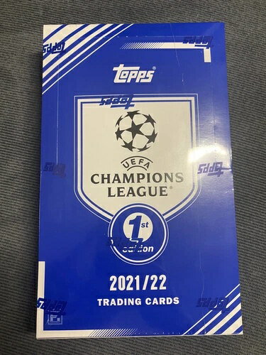 2021-22 Topps UEFAチャンピオンズリーグサッカー 第1版 ホビーボックス - 新品未開封