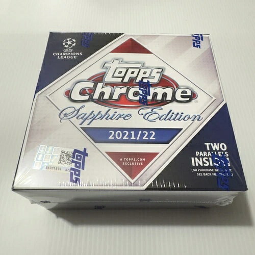 2021-22 Topps Chrome UEFAチャンピオンズリーグ サファイアエディションボックス - 新品 / 未開封