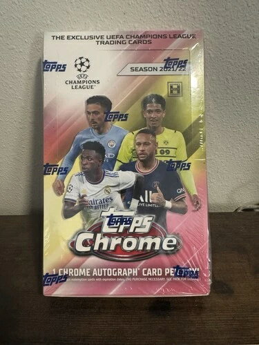 2021-22 Topps Chrome UEFAチャンピオンズリーグ ホビーボックス HS