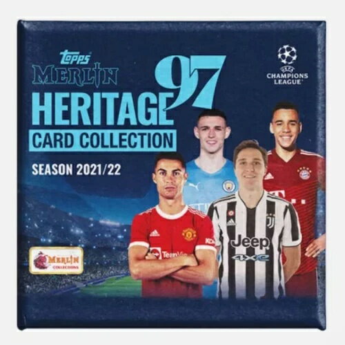 2021-22 Topps UEFAチャンピオンズリーグ マーリン97 ヘリテージ ファクトリーシール サッカーボックス