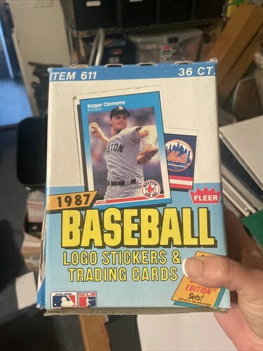 1987 FLEER 野球ワックスボックス 36個入り未開封パック ?? ボンズ、ボー・ジャクソン ルーキー *1(3)
