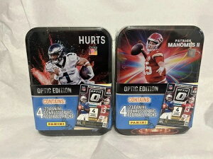 2023年 ドンラス・オプティック ジェイレン・ハーツ&パトリック・マホームズ NFL フットボール (2) 缶入り