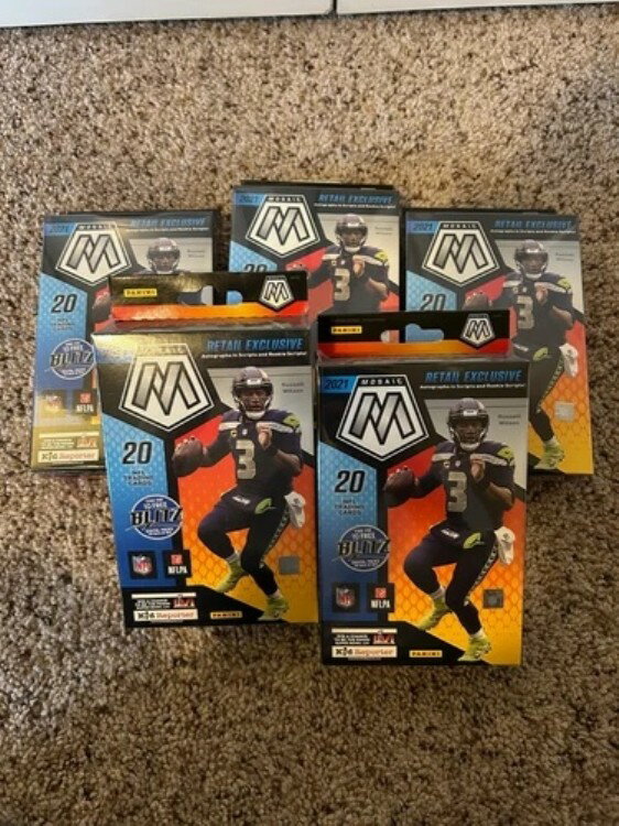 2021年 パニーニ モザイク NFL フットボールハンガー ターゲット限定 未開封 - 5個セット