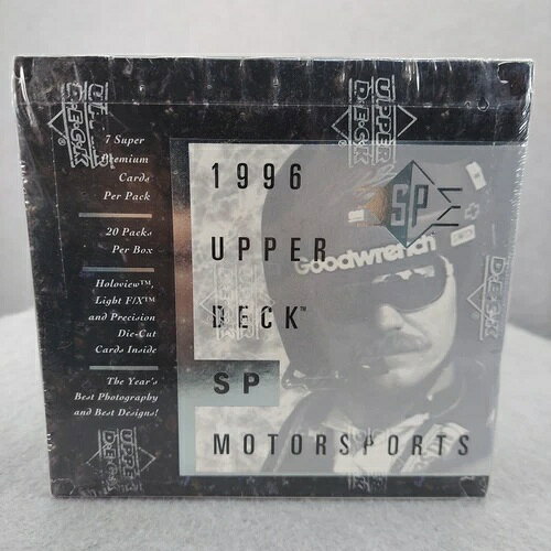 1996年 Upper Deck SP モータースポーツ カード ボックス NASCAR レーシング アーンハート 工場未開封