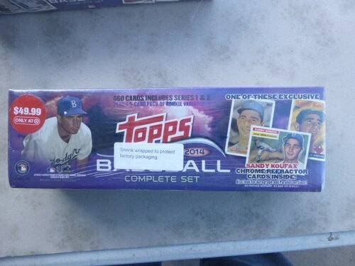 2014 Topps コンプリートファクトリーベースボールセット シリーズ1 2 + 5 バリエーション Koufax Refr..