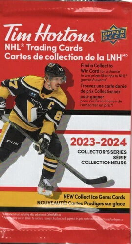2023-24 ティムホートンズ アッパーデッキ 未開封、密封 100 パック ボックス。