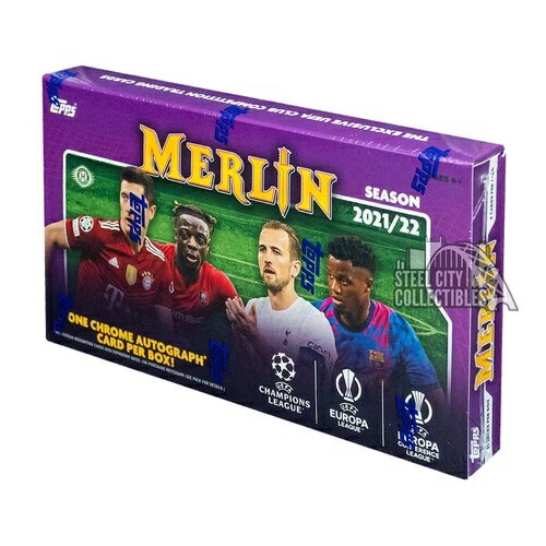 2021-22 Topps UEFAチャンピオンズリーグ マーリンクローム サッカー ホビーボックス