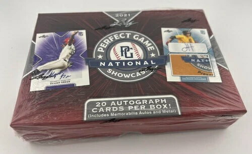 2021 リーフ パーフェクトゲーム ベースボール ナットショーケース ホビーボックス 20台入り 工場未開封