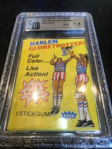 1972年 ハーレム・グローブトロッターズ バスケットボール シールワックスパック GAI 正規品 7.5インチ