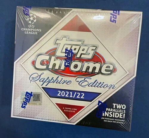 2021-22 Topps Chrome UEFAチャンピオンズリーグ サファイアエディション ボックス 工場未開封