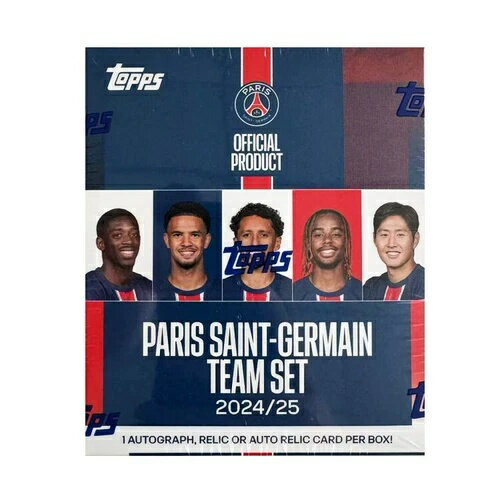 2024-25 Topps サッカースターカード パリチームボックス クラブ 工場未開封 ホット