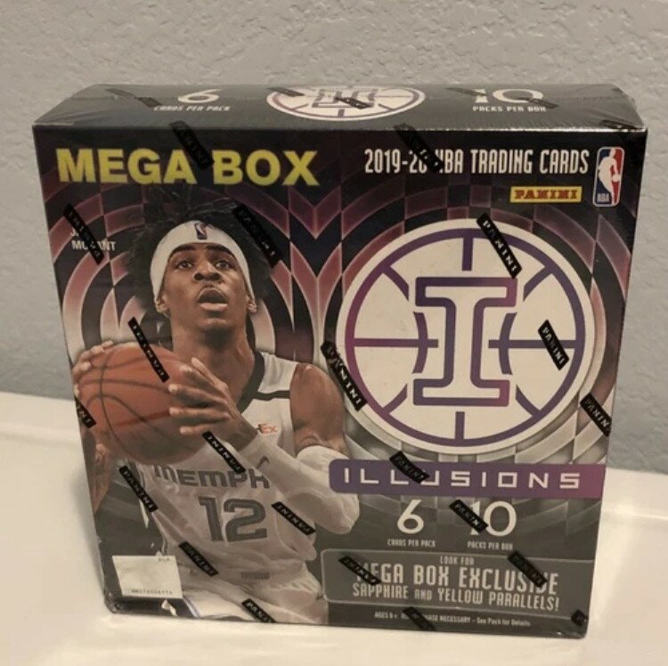 楽天トレーディングカード　ラフテル2019-20 パニーニ イリュージョンズ バスケットボール NBA メガボックス 新品未開封