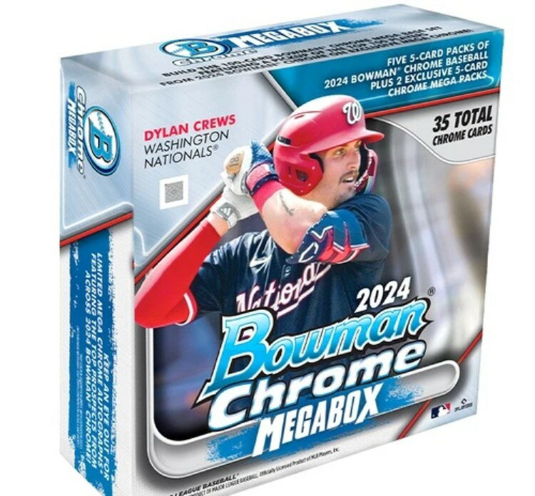 楽天トレーディングカード　ラフテル2024 ボウマン クローム メガボックス ベースボール 新品 工場未開封 （合計35枚）