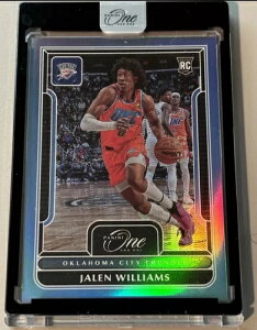 2022-23 パニーニ ワンアンドワン ジェイレン・ウィリアムズ RC ブルー /40 工場出荷時の未開封