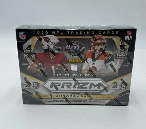2020 パニーニ プリズム フットボール メガボックス 1 サイン入り ジェイレン・ハーツ ジョー・バロウ ??