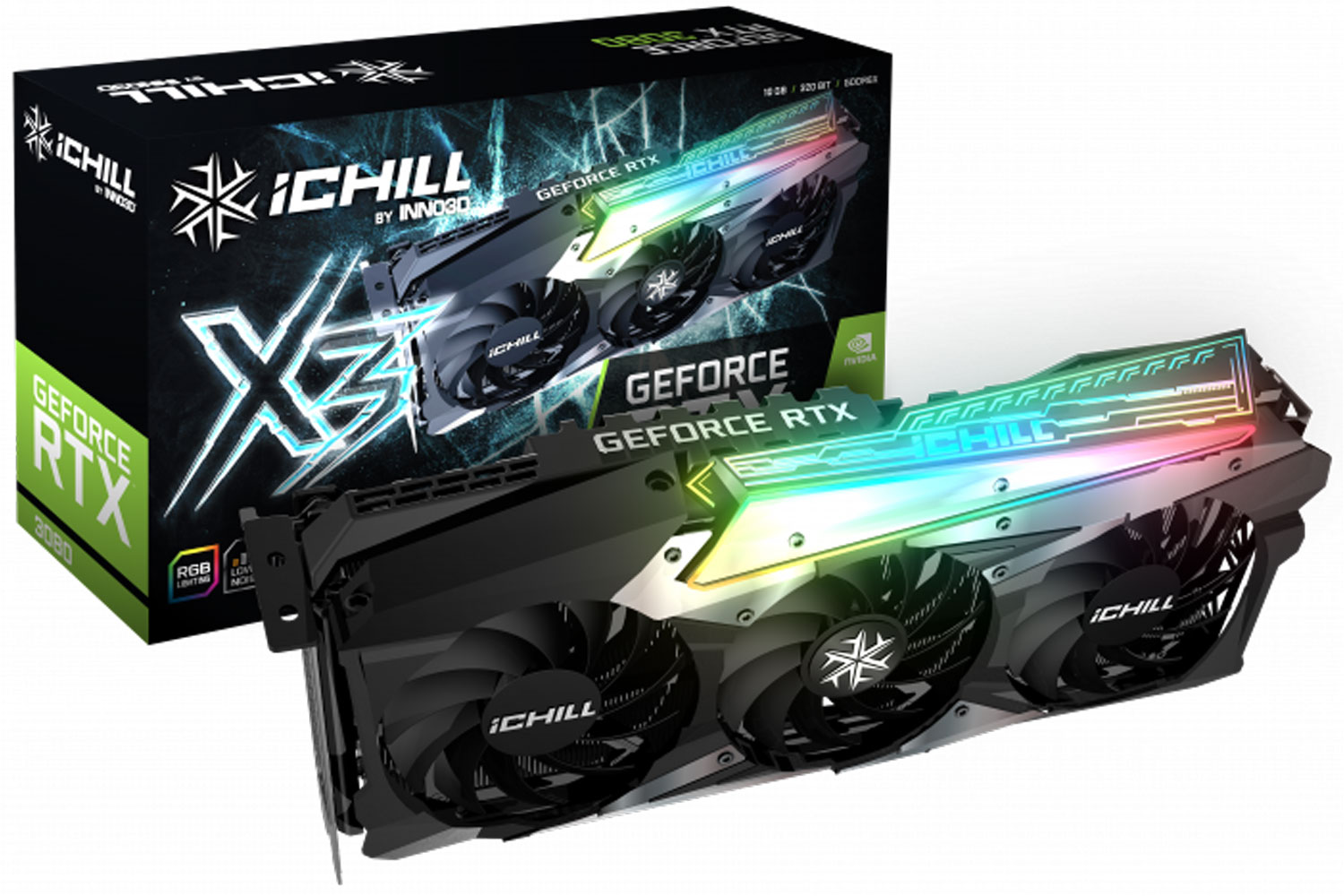 LHR INNO3D GEFORCE RTX 3080 ICHILL X3 