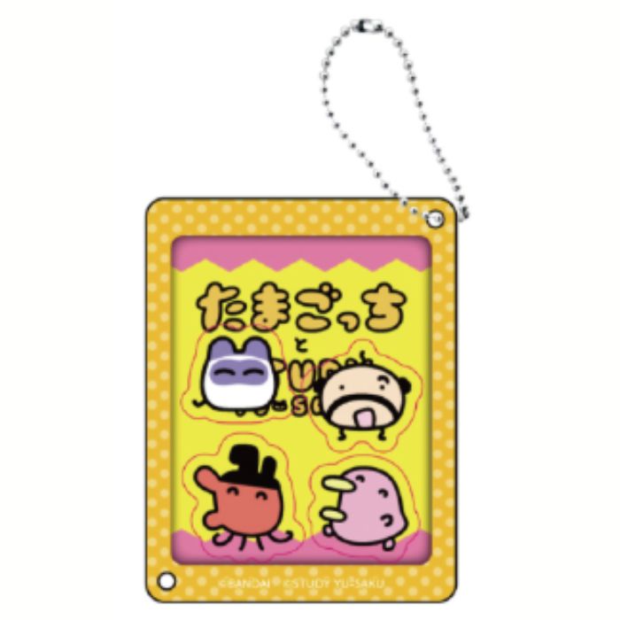 たまごっち×STUDY YU-SAKU シャカシャカアクリルキーホルダー（黄色） 大たまごっち展 B ...