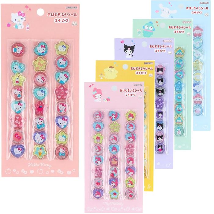 おはじきシール サンリオ ハローキティ マイメロディ ポムポムプリン クロミ ハンギョドン シナモロール サンスター文具 Sun-Star Stationery ハローキティ サンリオキャラクターズ グッズ シール おはじき風 S8816123