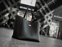 T-DEMAND【BLACKMETAL】Leather Tote 012 BLACK/REDPU レザー トートバッグユニセックス メンズ レディース
