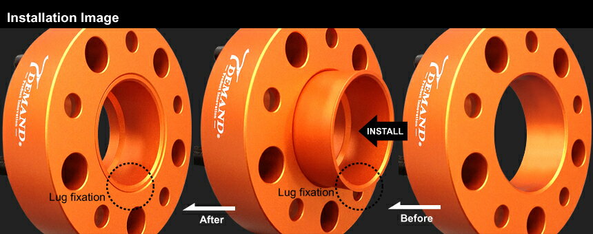 TDM �ϥ֥�� 40mm��PROADJUSTER��HUB RING TDMGL�ĥ饤�� 2pcs/1SET�ۥ���������Ω�Ƥ롪T-DEMAND