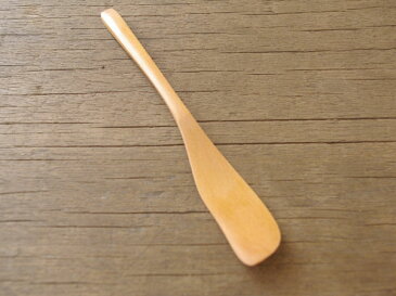 木製　バターナイフ（ナチュラル）（ハンドメイド）ナイフ 木のバターナイフ ジャム用 はちみつ用 マーガリン用 カフェ風 おしゃれ ナチュラル【ゆうパケット対象】