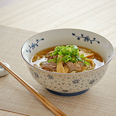 【最大800円OFFクーポン12/19 20:00～12/26 9:59】花ちらし （麺鉢）ラーメン丼 ラーメン どんぶり 中華鉢 大鉢 和食器 丼ぶり 丼 ラーメン鉢 盛鉢 めん鉢 食器 おしゃれ かわいい カフェ風 北欧 和柄