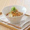 どんぶり ホワイト　台形マルチボウル　（L） 和食器 白い食器 鉢 丼ぶり ラーメン どんぶり うどん どんぶり ボウル モダン食器 麺鉢 大鉢 ラーメン鉢 中華食器 おしゃれ