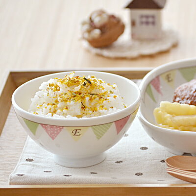 E-Kids ガーランド 小さめお茶碗茶碗 お茶碗 ちゃわん 飯碗 子供食器 子供用食器 子ども用ご飯茶碗 子供茶碗 子供 用 すくいやすい キッズ用 ベビー食...